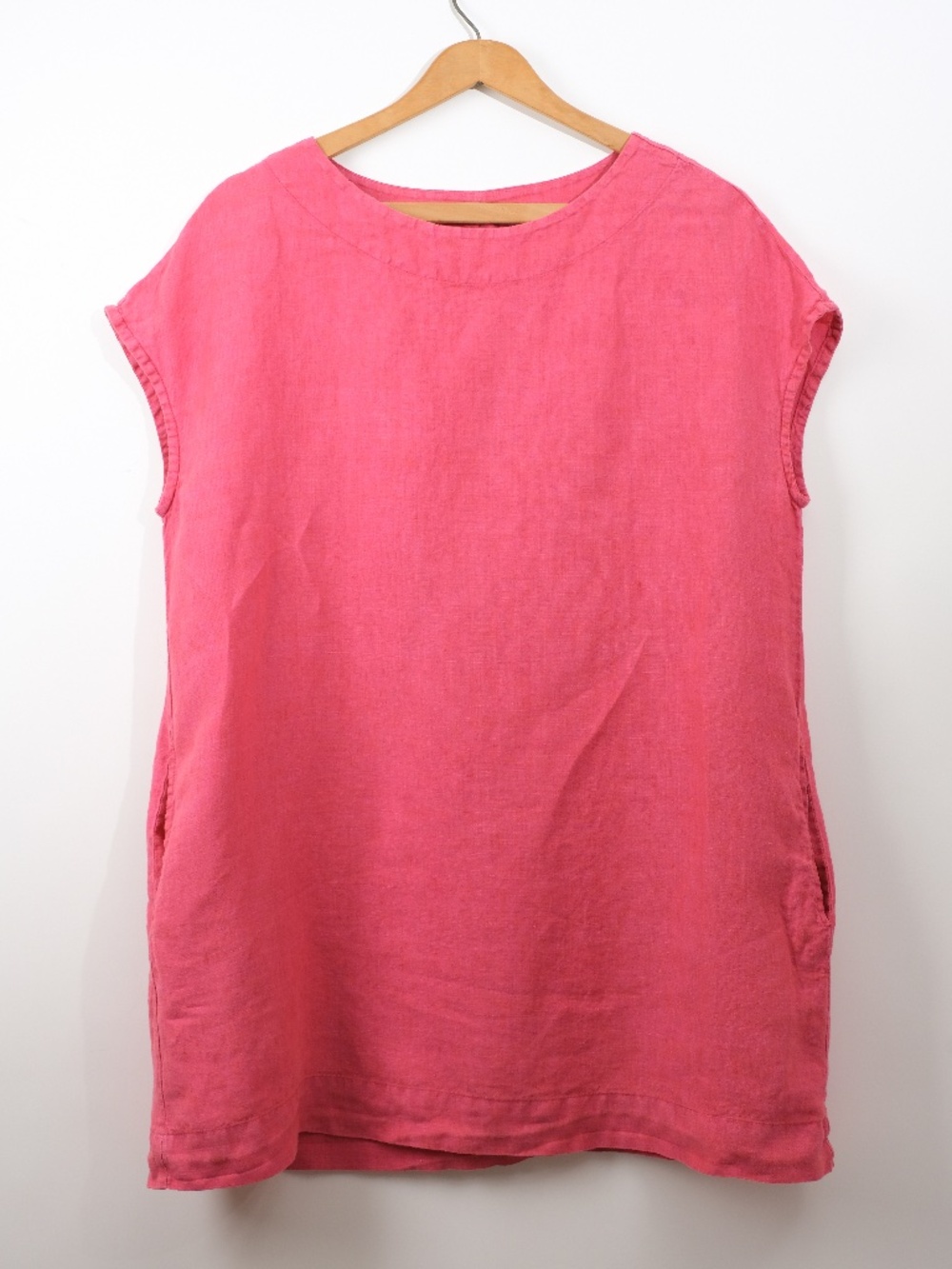 Bryn Walker Coral Pink Tunic with Pockets